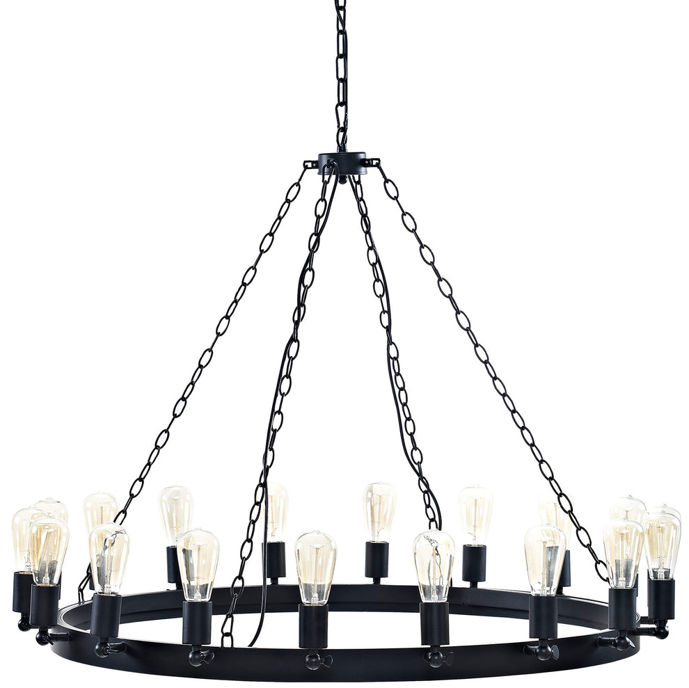 Modway Teleport 43" Chandelier - Brown - EEI-2117 | Chandeliers | Modishstore - 3