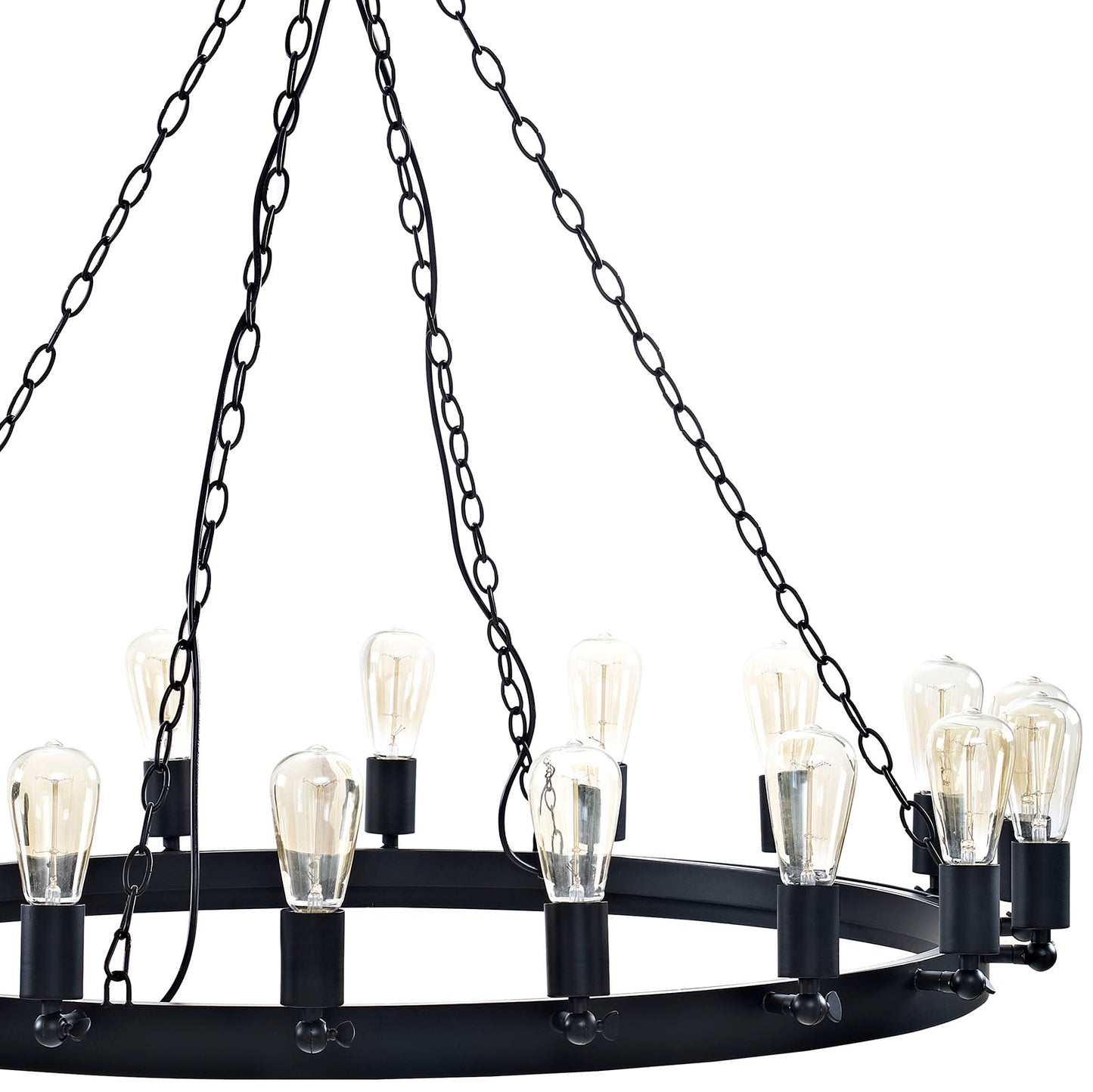 Modway Teleport 43" Chandelier - Brown - EEI-2117 | Chandeliers | Modishstore - 4