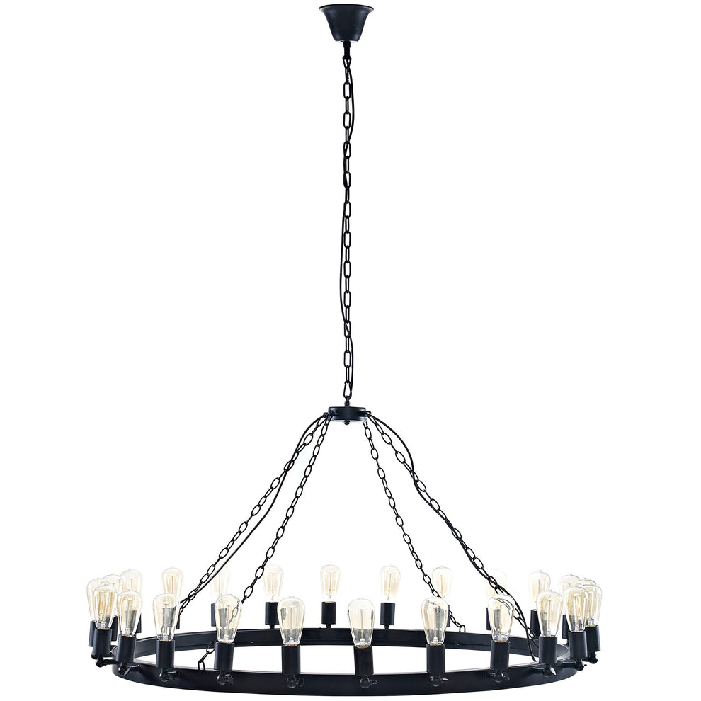 Modway Teleport 52" Chandelier - Brown - EEI-2118 | Chandeliers | Modishstore - 3