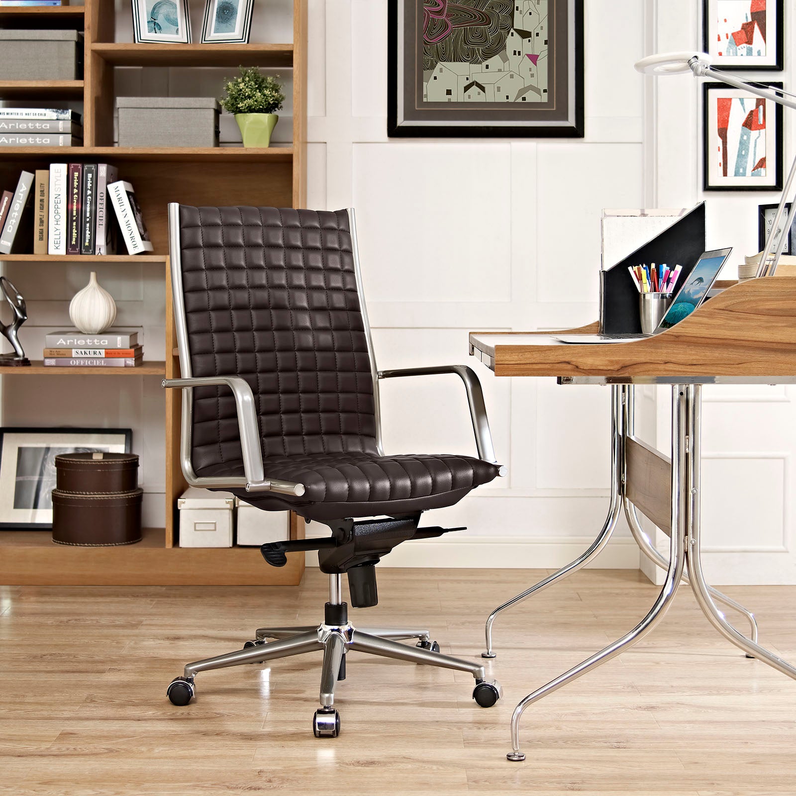 Pattern Highback Office Chair By Modway - EEI-2122 | Office Chairs | Modishstore - 1
