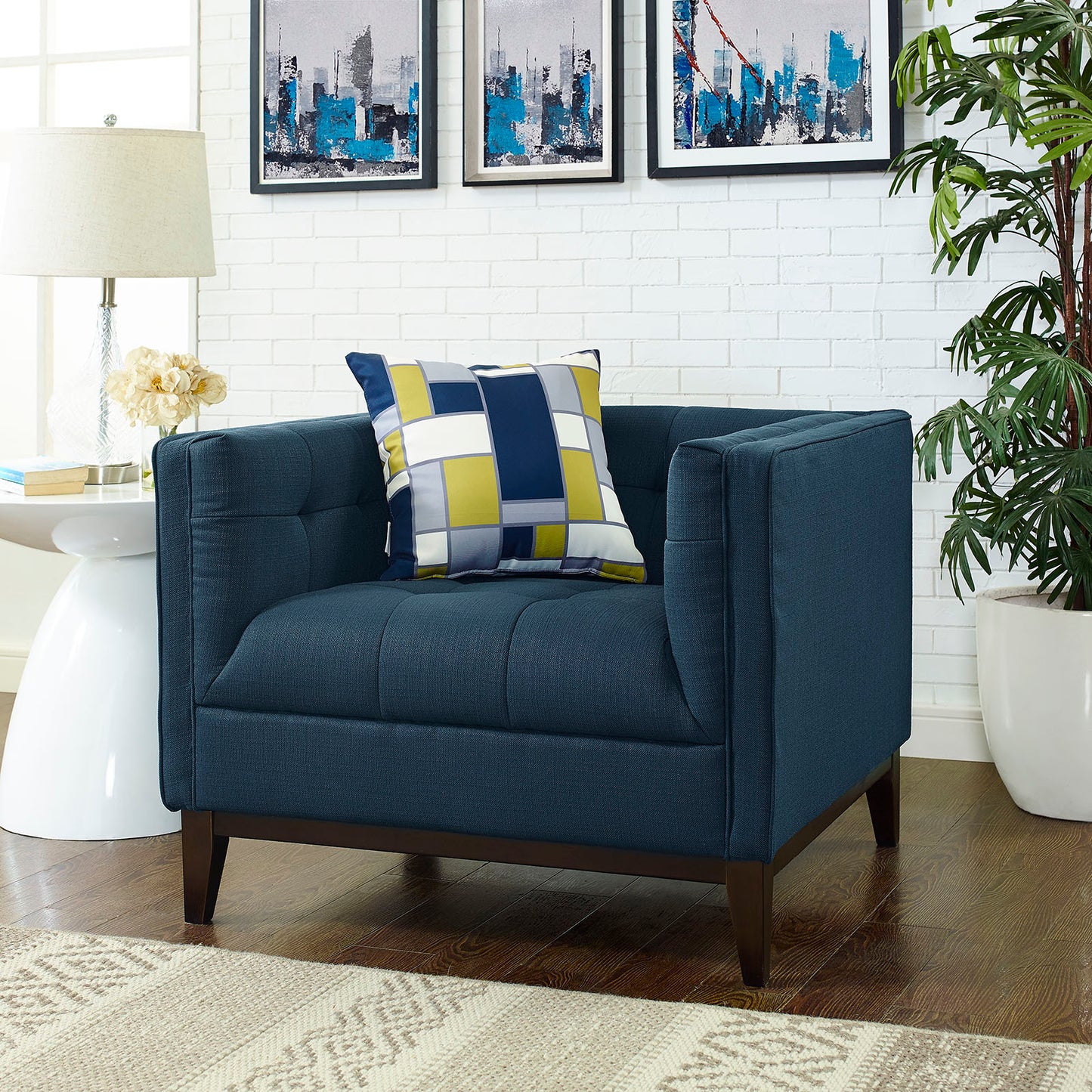 Modway Serve Upholstered Armchair | Armchairs | Modishstore-12