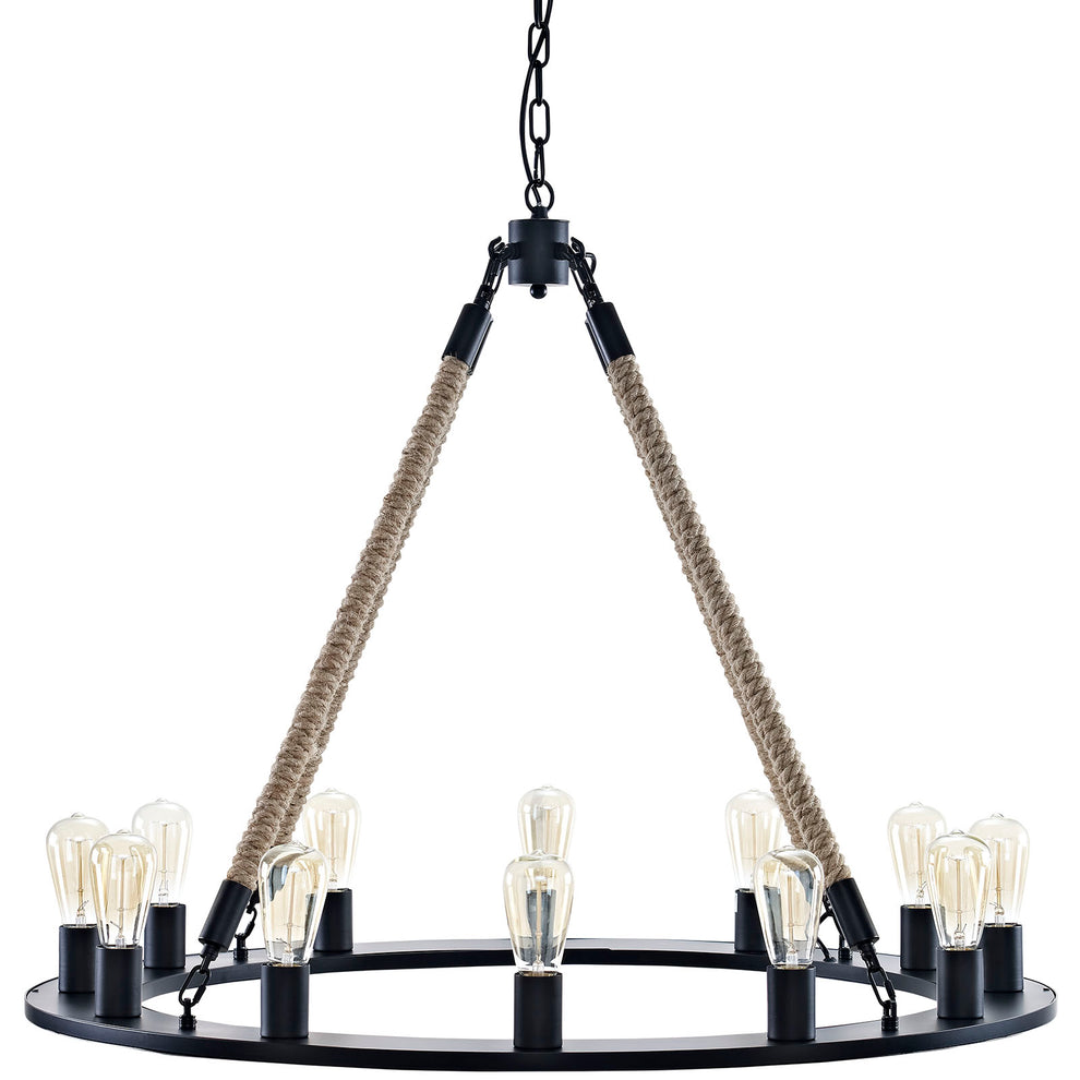 Modway Encircle Chandelier - Brown - EEI-2154 | Chandeliers | Modishstore - 3