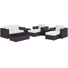 Modway Convene 8 Piece Outdoor Patio Sofa Set - EEI-2159