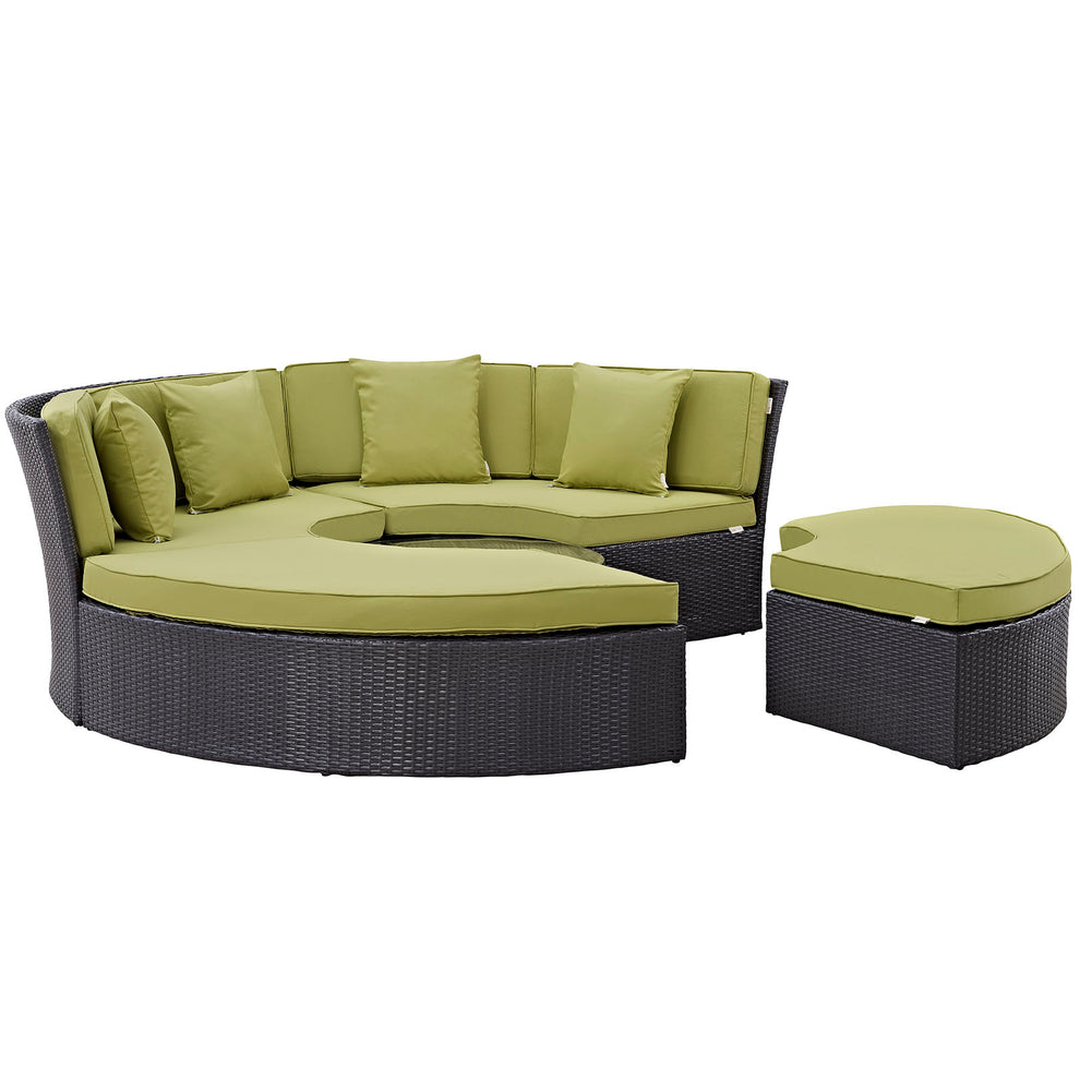 Convene Circular Outdoor Patio Daybed Set By Modway - EEI-2171 | Outdoor Patio Daybed | Modishstore - 3