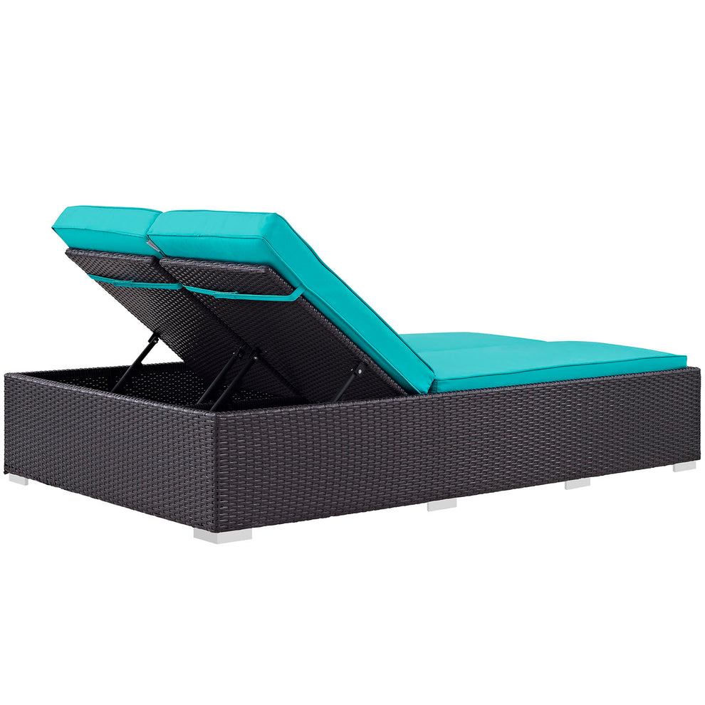 Modway Convene Double Outdoor Patio Chaise - EEI-2177 | Outdoor Recliners & Lounge Chairs | Modishstore - 14