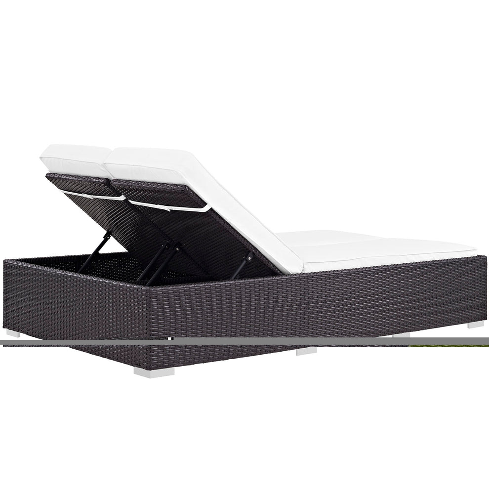Modway Convene Double Outdoor Patio Chaise - EEI-2177 | Outdoor Recliners & Lounge Chairs | Modishstore - 15