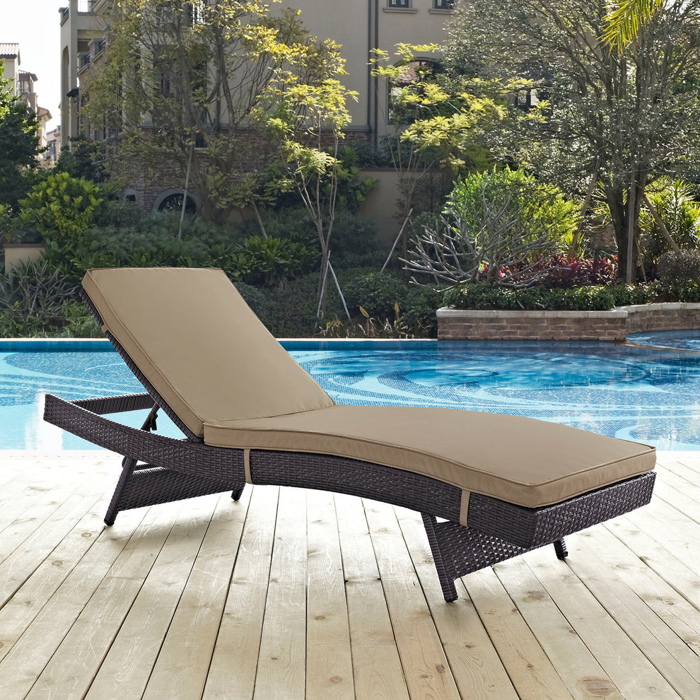 Modway Convene Outdoor Patio Chaise - EEI-2179 | Outdoor Chaise Lounges | Modishstore - 1