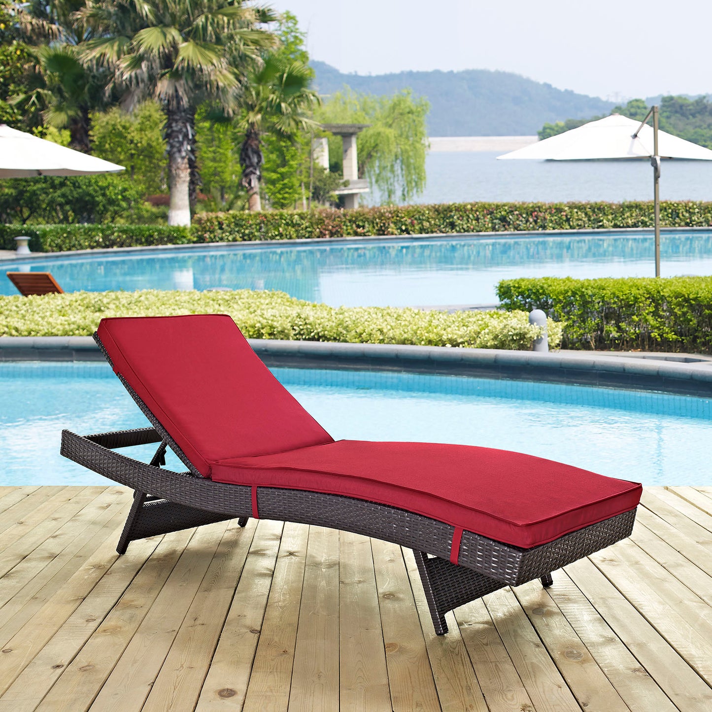 Modway Convene Outdoor Patio Chaise | Outdoor Patio Daybed | Modishstore-22