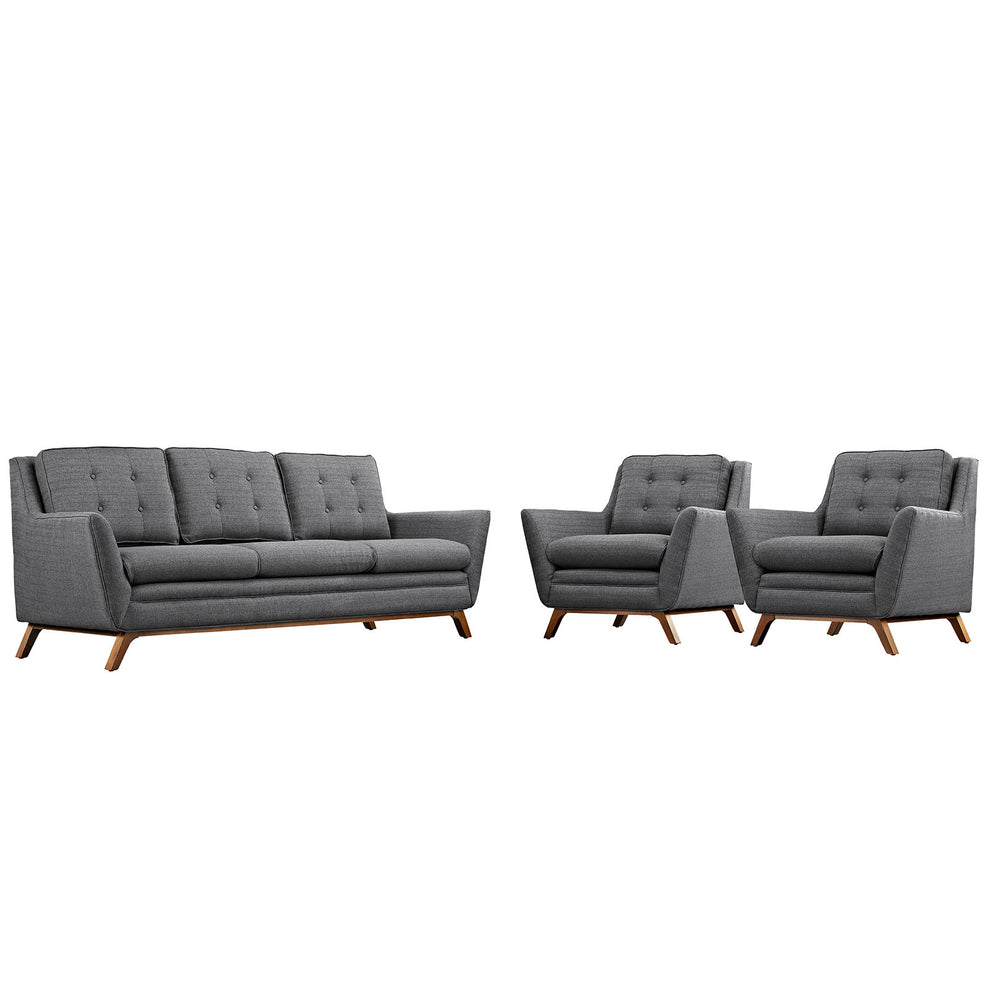 Beguile 3 Piece Upholstered Fabric Living Room Set By Modway - EEI-2184 | Sofa Set | Modishstore - 8