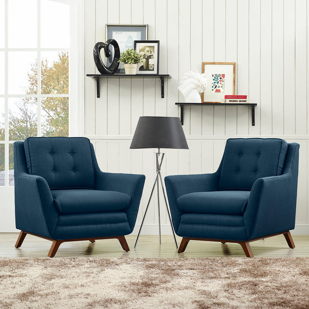 Beguile 2 Piece Upholstered Fabric Living Room Set By Modway - EEI-2185 | Sofa Set | Modishstore - 1