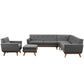 Modway Engage 5 Piece Sectional Sofa - EEI-2186 | Sectional | Modishstore-9