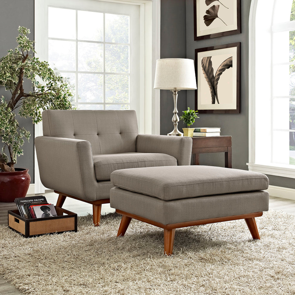 Modway Engage 2 Piece Armchair and Ottoman - EEI-2187 | Armchairs | Modishstore - 12