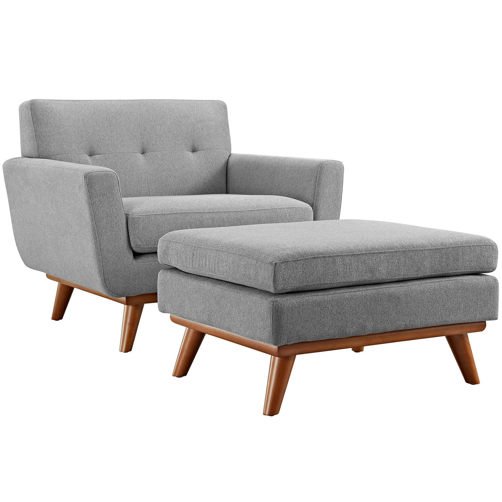 Modway Engage 2 Piece Armchair and Ottoman - EEI-2187 | Armchairs | Modishstore - 13