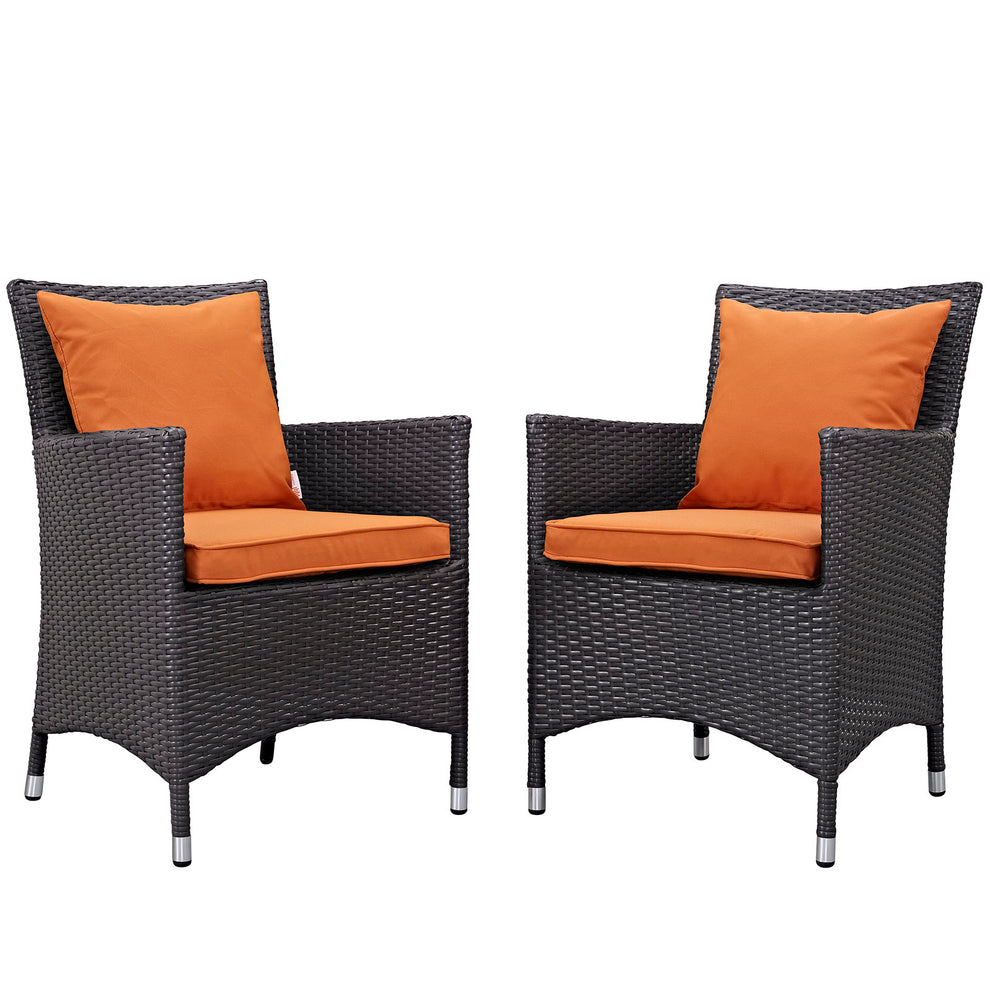 Modway Convene 2 Piece Outdoor Patio Dining Set - EEI-2188 - EEI-2188 | Outdoor Chairs | Modishstore - 16