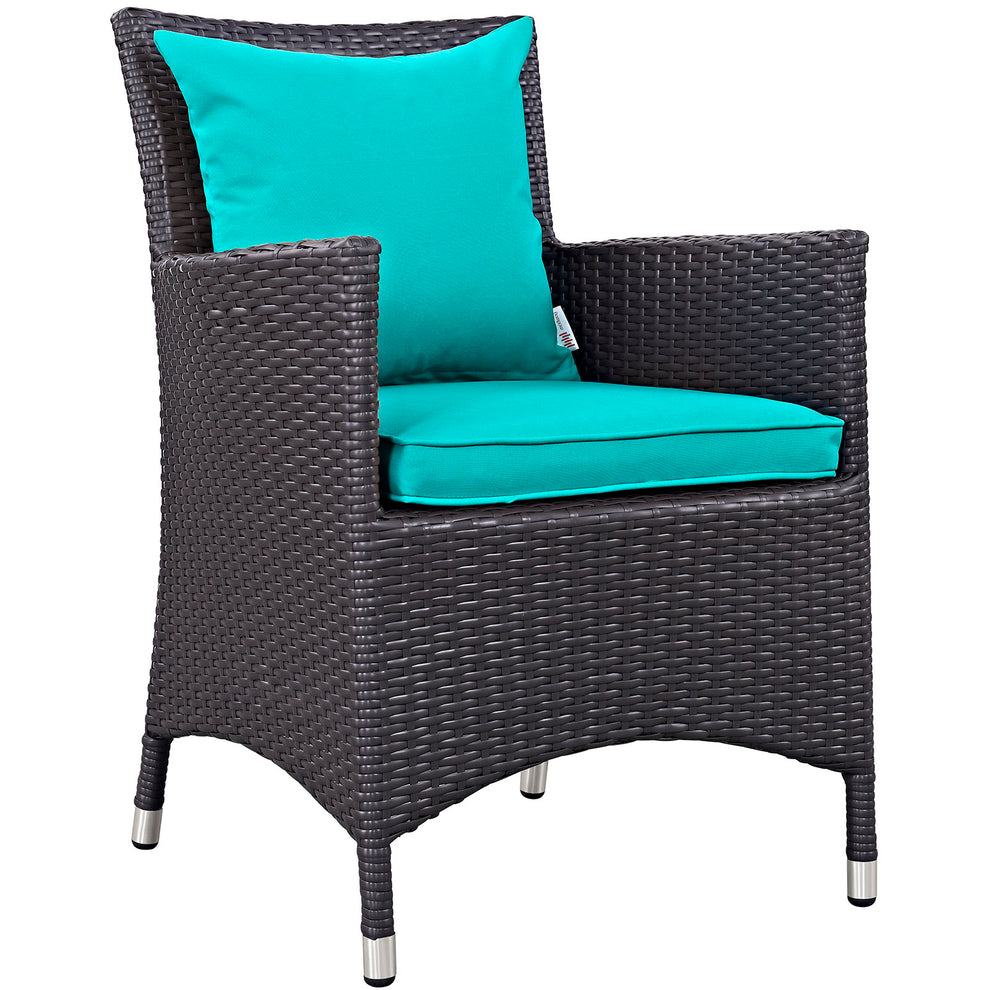 Modway Convene 4 Piece Outdoor Patio Dining Set - EEI-2190 | Dining Chairs | Modishstore - 42