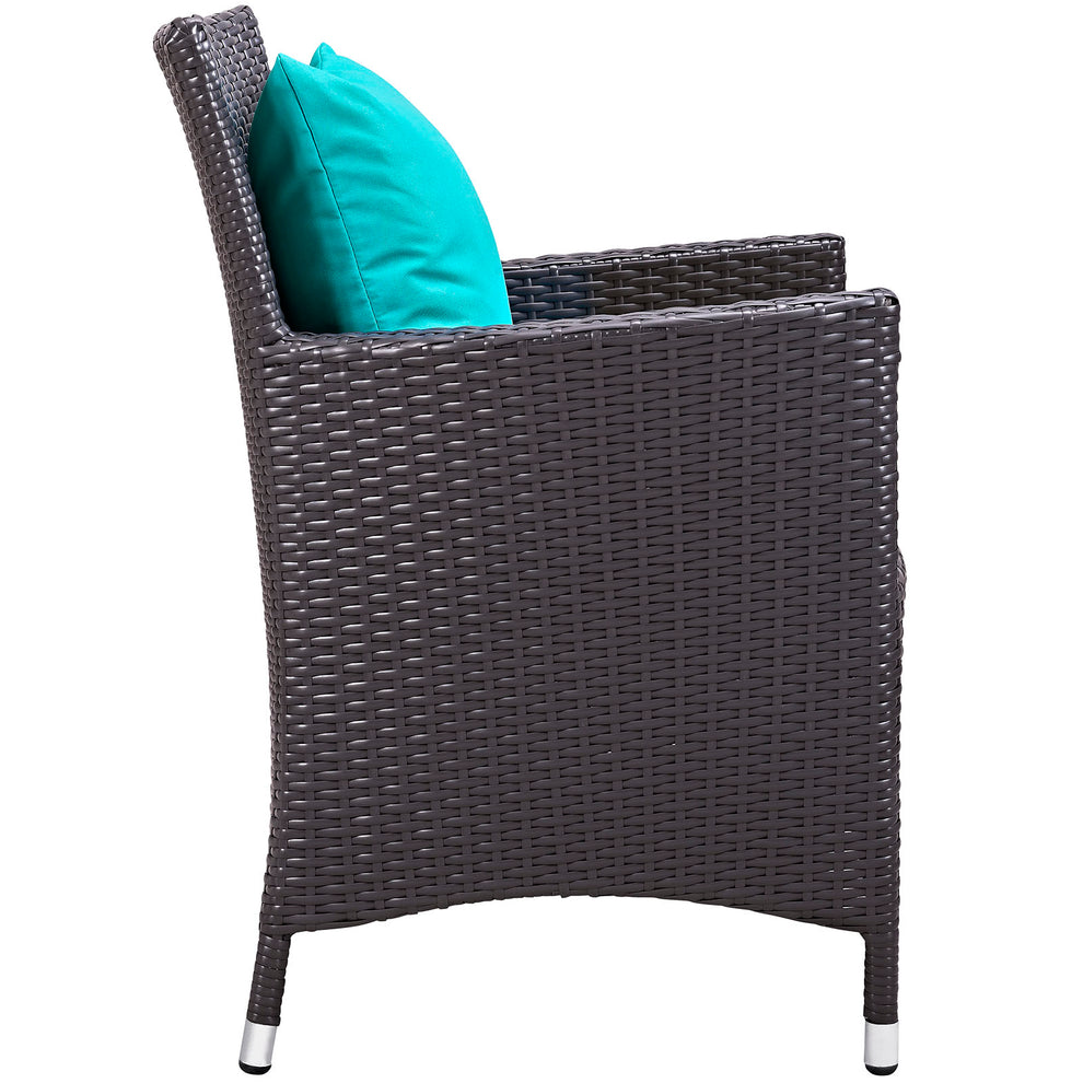 Modway Convene 4 Piece Outdoor Patio Dining Set - EEI-2190 | Dining Chairs | Modishstore - 20