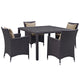 Modway Convene 5 Piece Outdoor Patio Dining Set - EEI-2191 | Outdoor Dining Sets | Modishstore - 6