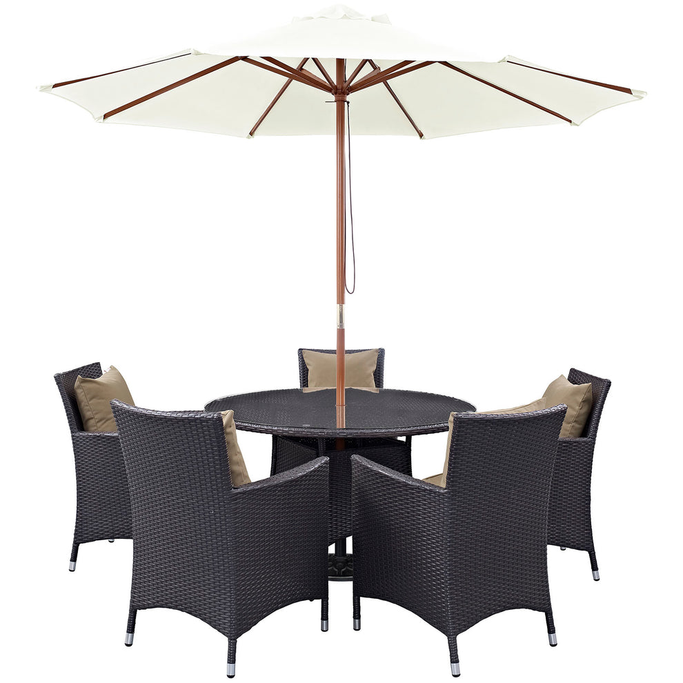 Modway Convene 7 Piece Outdoor Patio Dining Set - EEI-2193 - EEI-2193 | Outdoor Dining Sets | Modishstore - 6