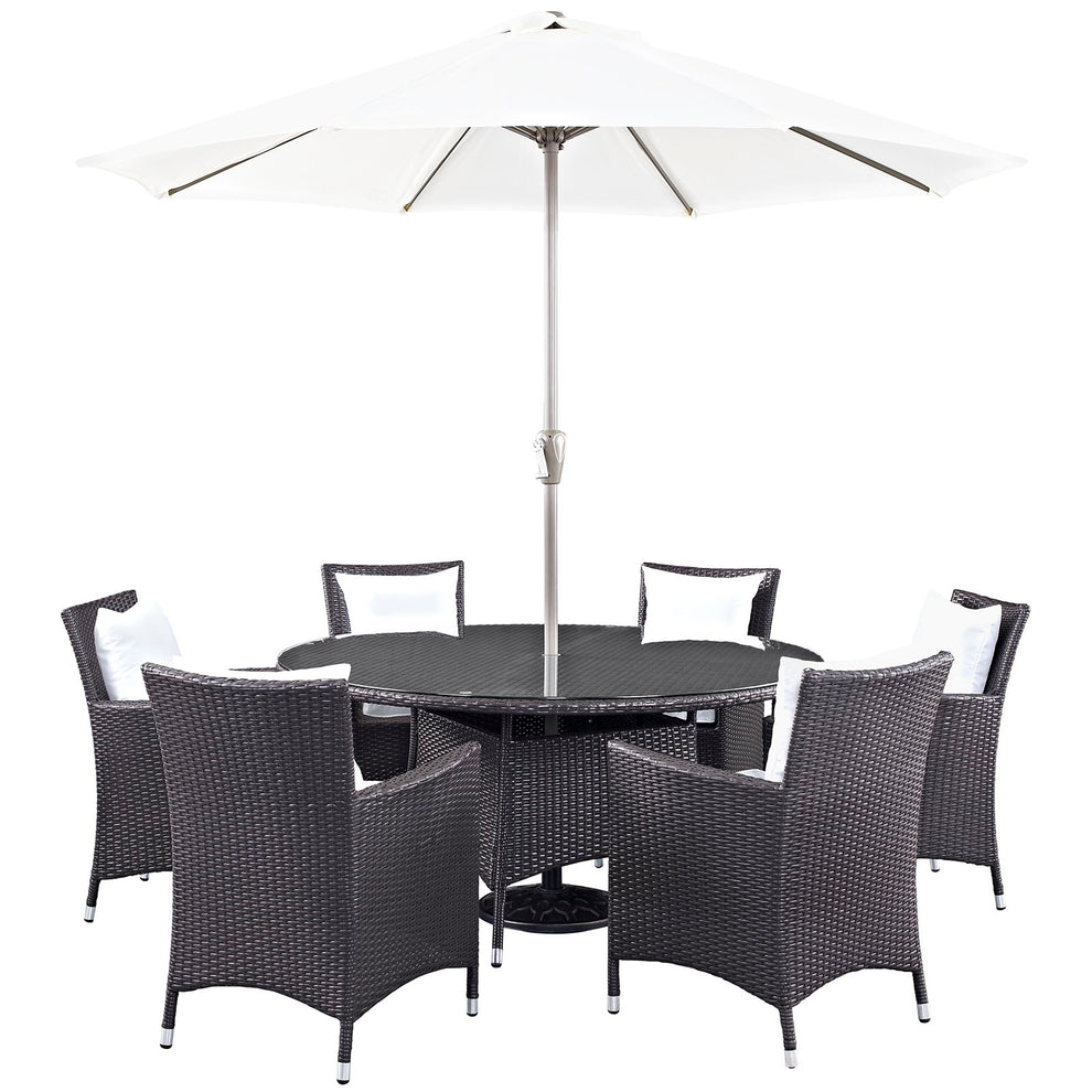 Modway Convene 8 Piece Outdoor Patio Dining Set - EEI-2194 | Outdoor Dining Sets | Modishstore - 1