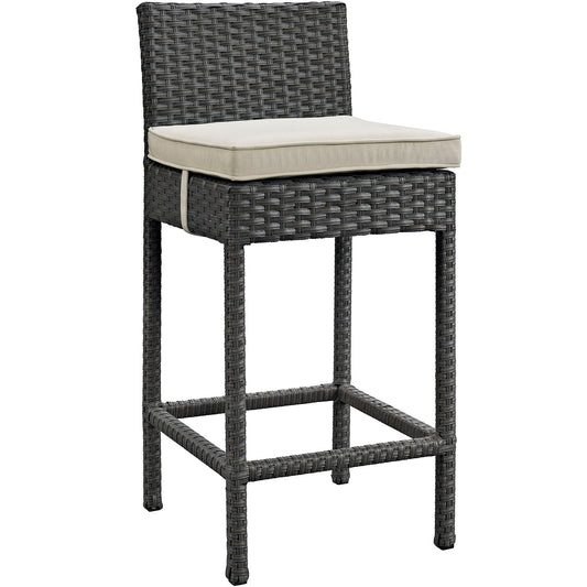 Sojourn 4 Piece Outdoor Patio Sunbrella® Pub Set By Modway - EEI-2196 | Bar Stools | Modishstore - 1