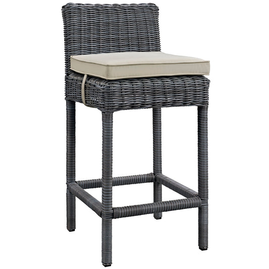 Summon 2 Piece Outdoor Patio Sunbrella® Pub Set By Modway - EEI-2197 | Bar Stools | Modishstore - 1