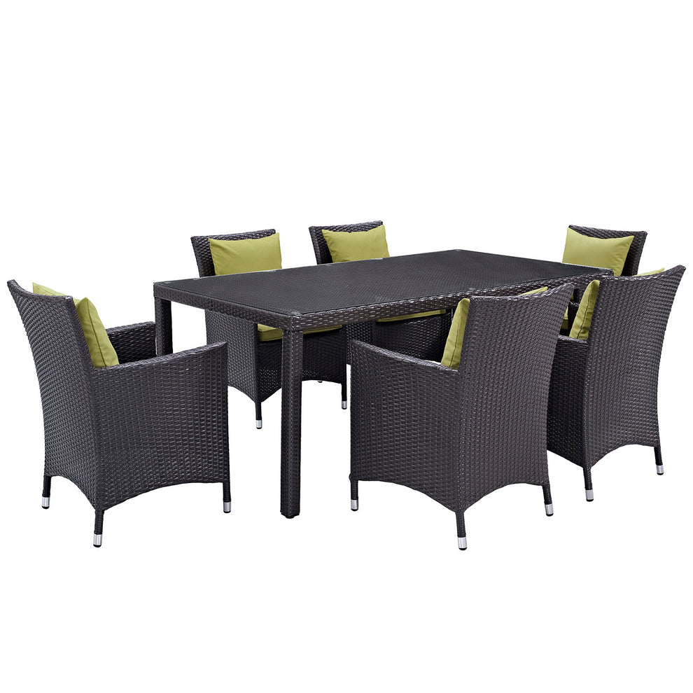 Modway Convene 7 Piece Outdoor Patio Dining Set - EEI-2199 - EEI-2199 | Outdoor Dining Sets | Modishstore - 4