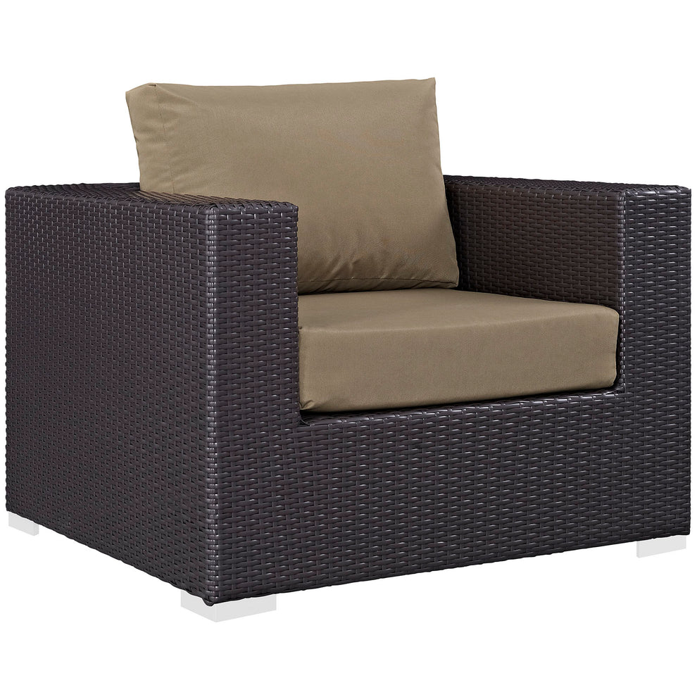 Modway Convene 4 Piece Outdoor Patio Sectional Set - EEI-2202 | Outdoor Sofas, Loveseats & Sectionals | Modishstore - 8