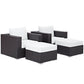 Modway Convene 4 Piece Outdoor Patio Sectional Set | Outdoor Sofas, Loveseats & Sectionals | Modishstore-22