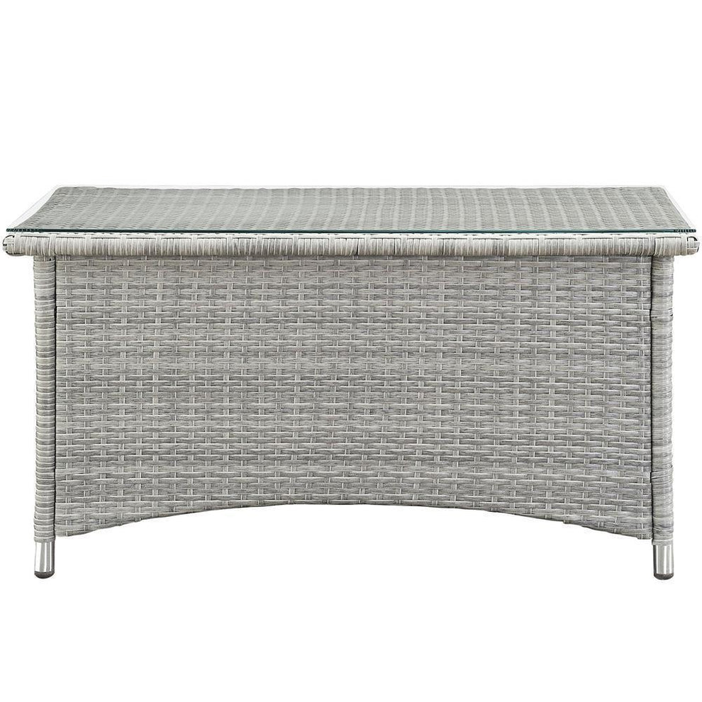 Modway Bridge 4 Piece Outdoor Patio Rattan Conversation Set - EEI-2212 | Outdoor Sofas, Loveseats & Sectionals | Modishstore - 3