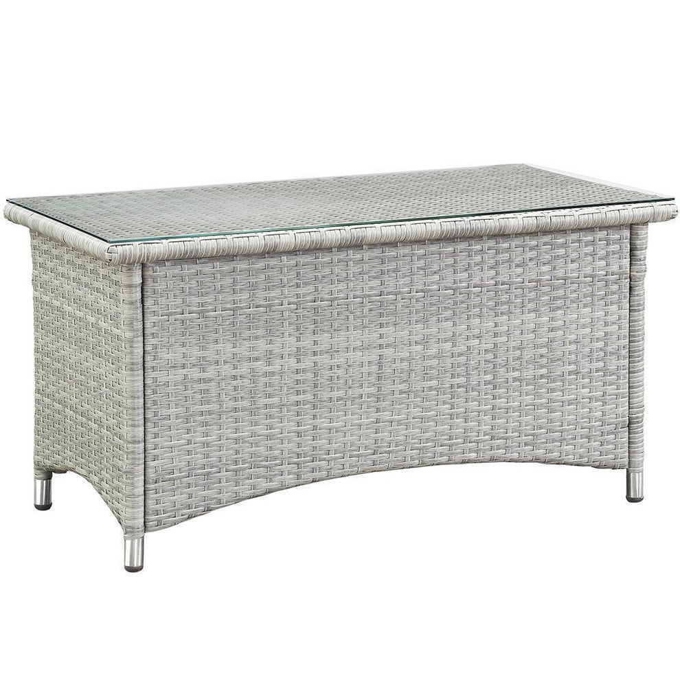 Modway Bridge 4 Piece Outdoor Patio Rattan Conversation Set - EEI-2212 | Outdoor Sofas, Loveseats & Sectionals | Modishstore - 12