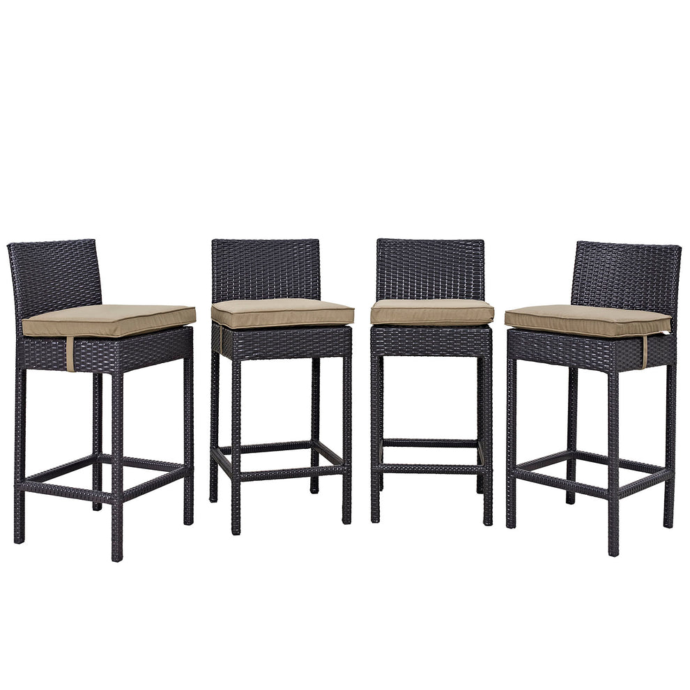Modway Convene 4 Piece Outdoor Patio Pub Set - EEI-2218 | Bar Stools | Modishstore - 6