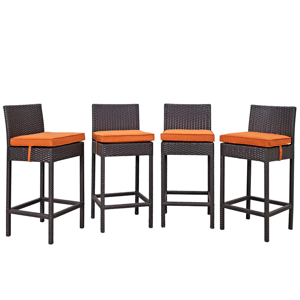 Modway Convene 4 Piece Outdoor Patio Pub Set - EEI-2218 | Bar Stools | Modishstore - 5