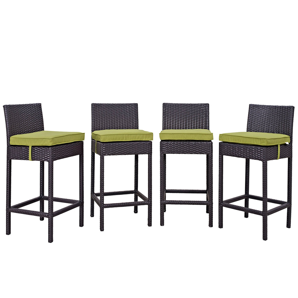 Modway Convene 4 Piece Outdoor Patio Pub Set - EEI-2218 | Bar Stools | Modishstore - 4