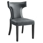Modway Curve Vinyl Dining Chair | Dining Chairs | Modishstore-11