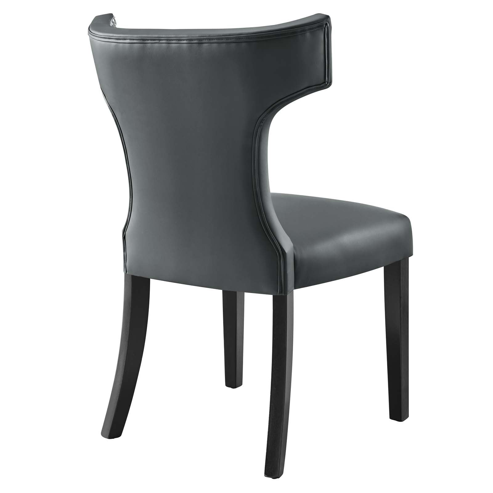 Modway Curve Vinyl Dining Chair | Dining Chairs | Modishstore-13