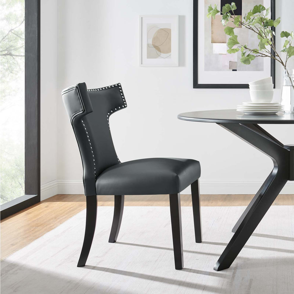Modway Curve Vinyl Dining Chair - EEI-2220 | Dining Chairs | Modishstore - 10