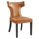 Modway Curve Vinyl Dining Chair | Dining Chairs | Modishstore-20
