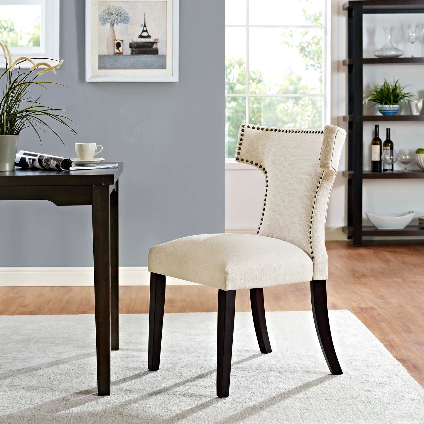 Modway Curve Fabric Dining Chair | Dining Chairs | Modishstore-37