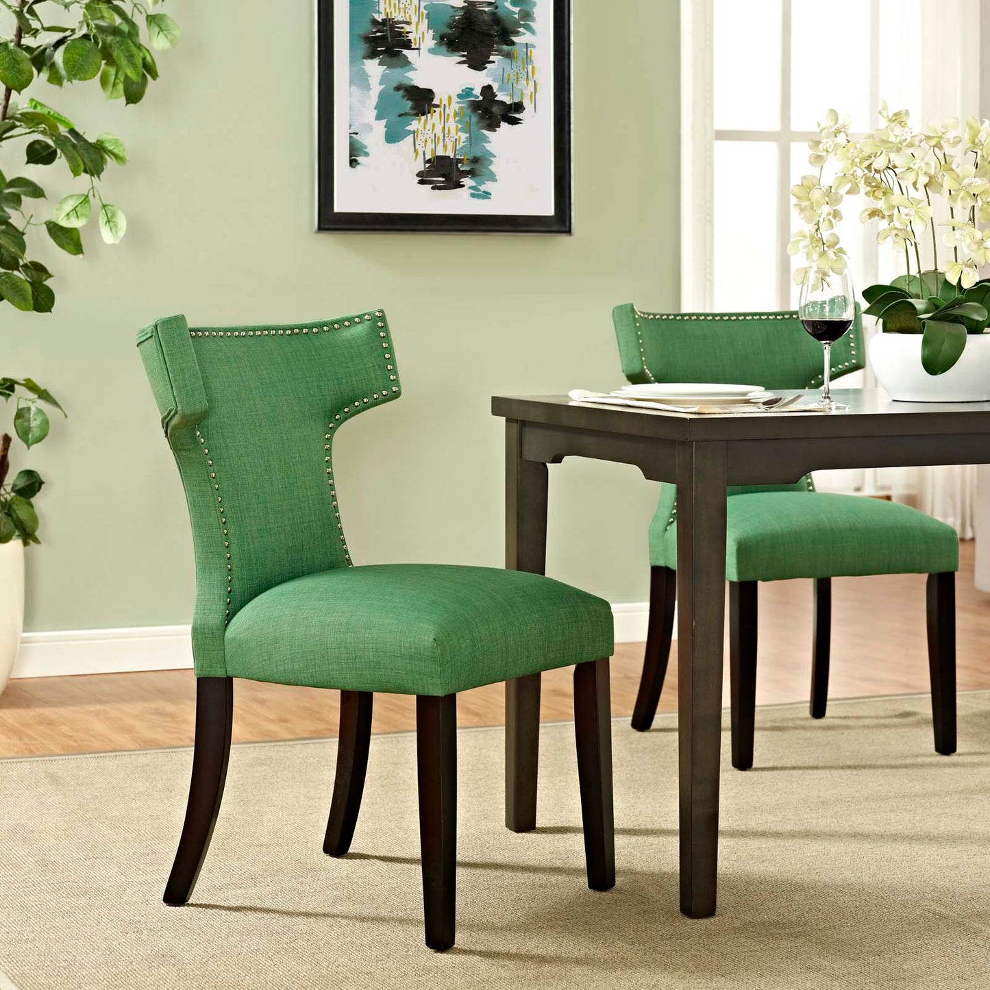 Modway Curve Fabric Dining Chair | Dining Chairs | Modishstore-28