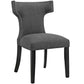 Modway Curve Fabric Dining Chair | Dining Chairs | Modishstore-22
