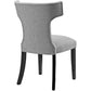 Modway Curve Fabric Dining Chair | Dining Chairs | Modishstore-16