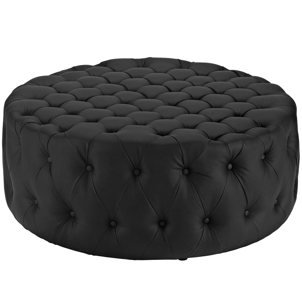 Modway Amour Upholstered Vinyl Ottoman - EEI-2224 | Ottomans | Modishstore - 2