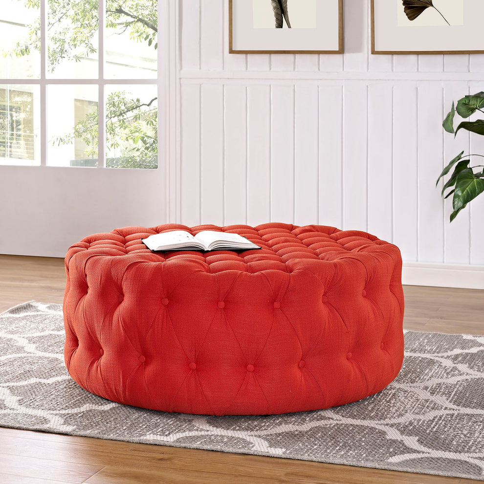 Modway Amour Upholstered Fabric Ottoman - EEI-2225 | Ottomans | Modishstore - 19
