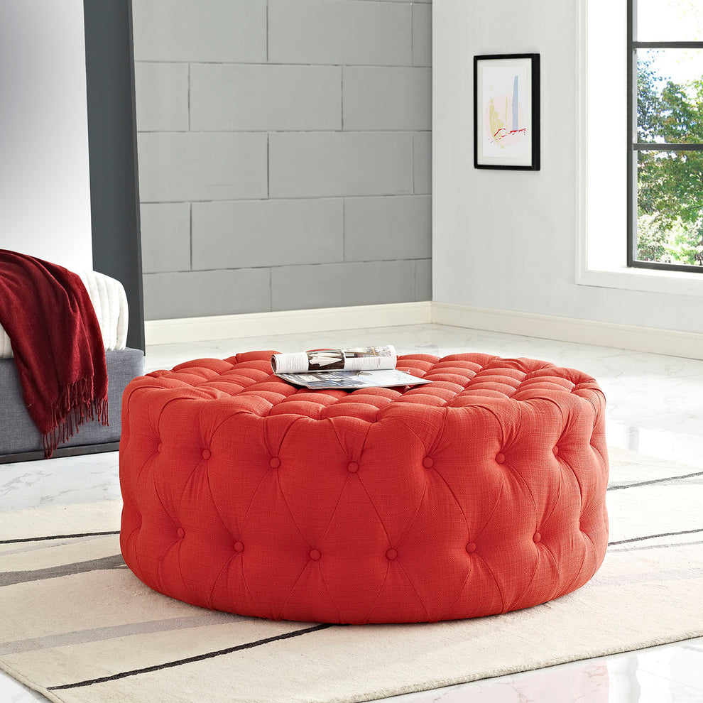 Modway Amour Upholstered Fabric Ottoman - EEI-2225 | Ottomans | Modishstore - 20