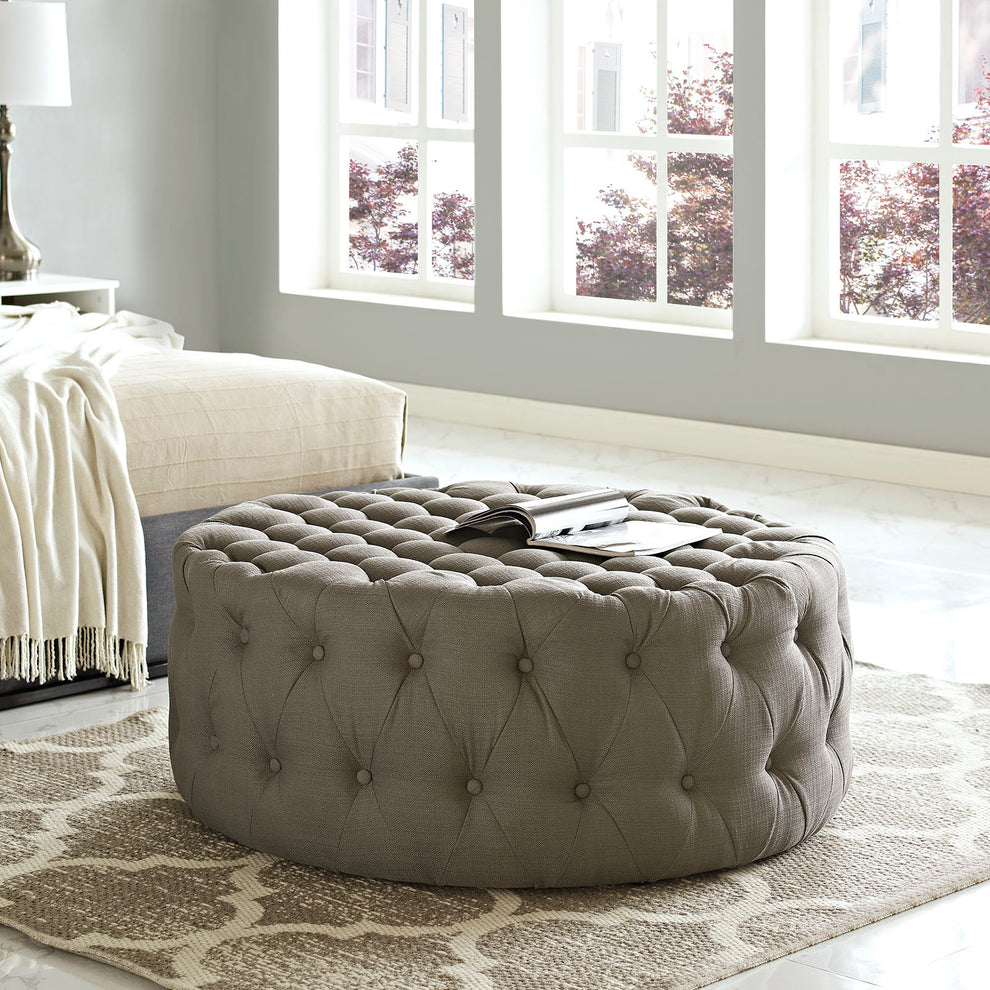 Modway Amour Upholstered Fabric Ottoman - EEI-2225 | Ottomans | Modishstore - 18