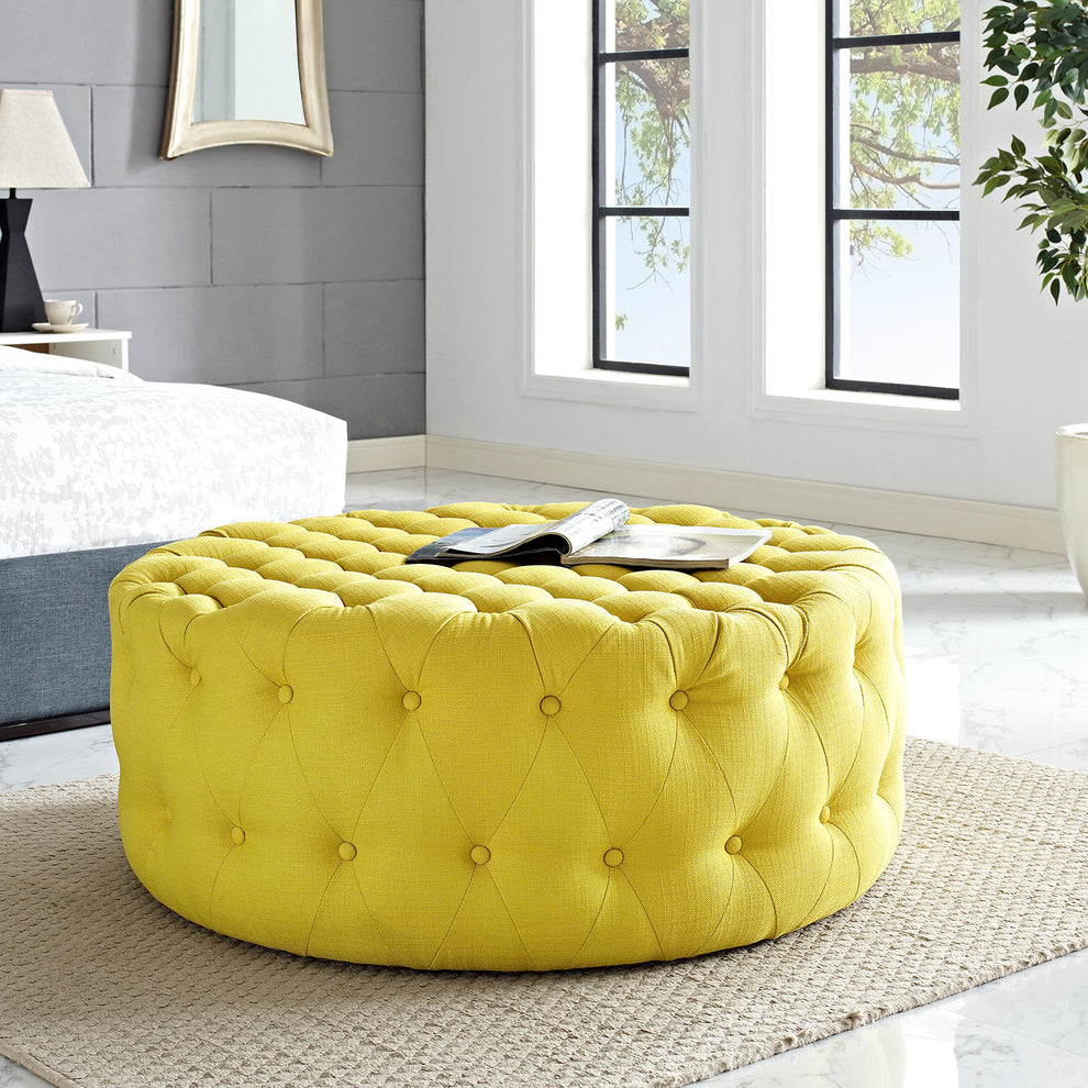 Modway Amour Upholstered Fabric Ottoman - EEI-2225 | Ottomans | Modishstore - 58