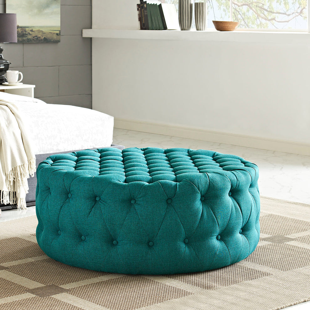 Modway Amour Upholstered Fabric Ottoman - EEI-2225 | Ottomans | Modishstore - 1