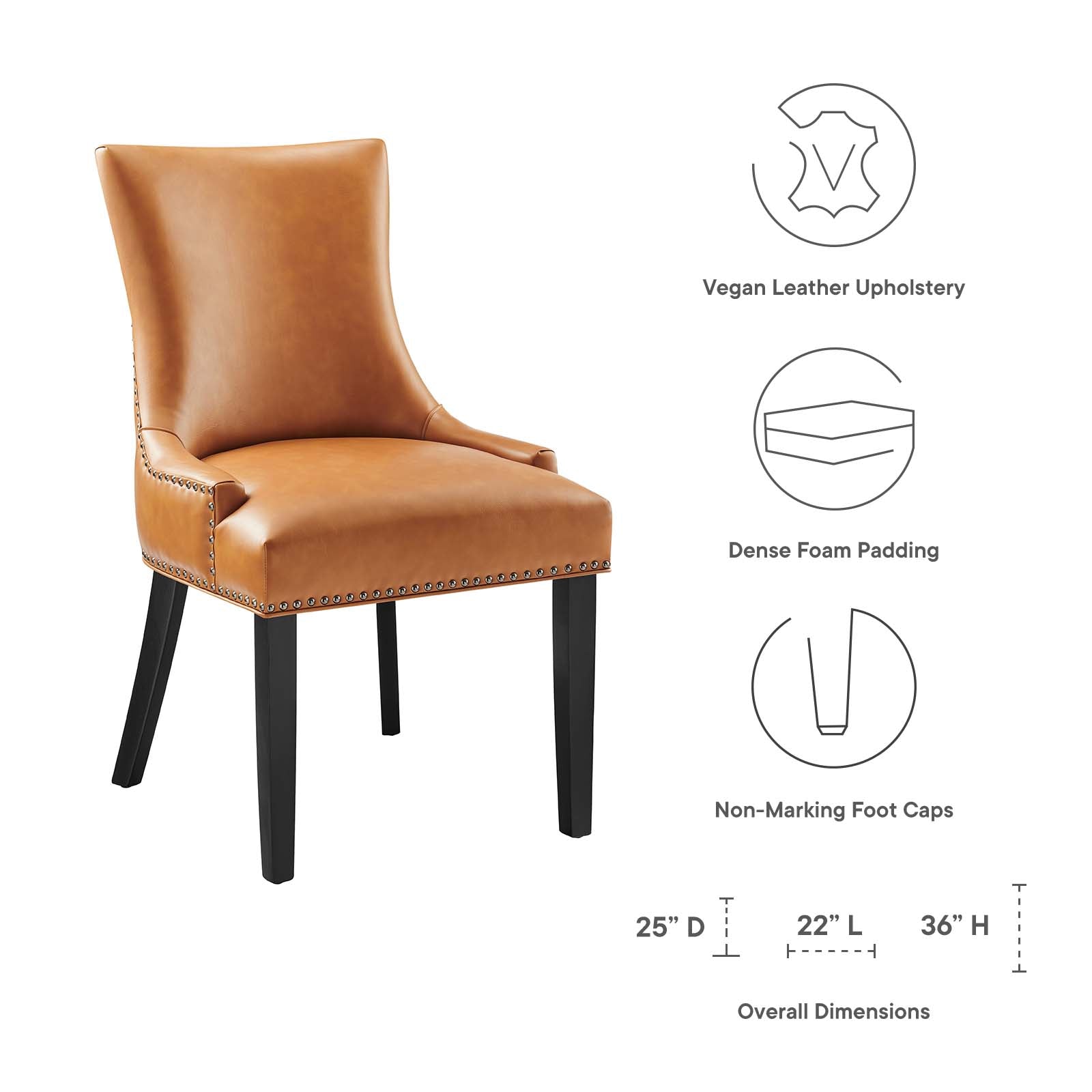 Modway Marquis Faux Leather Dining Chair | Dining Chairs | Modishstore-24