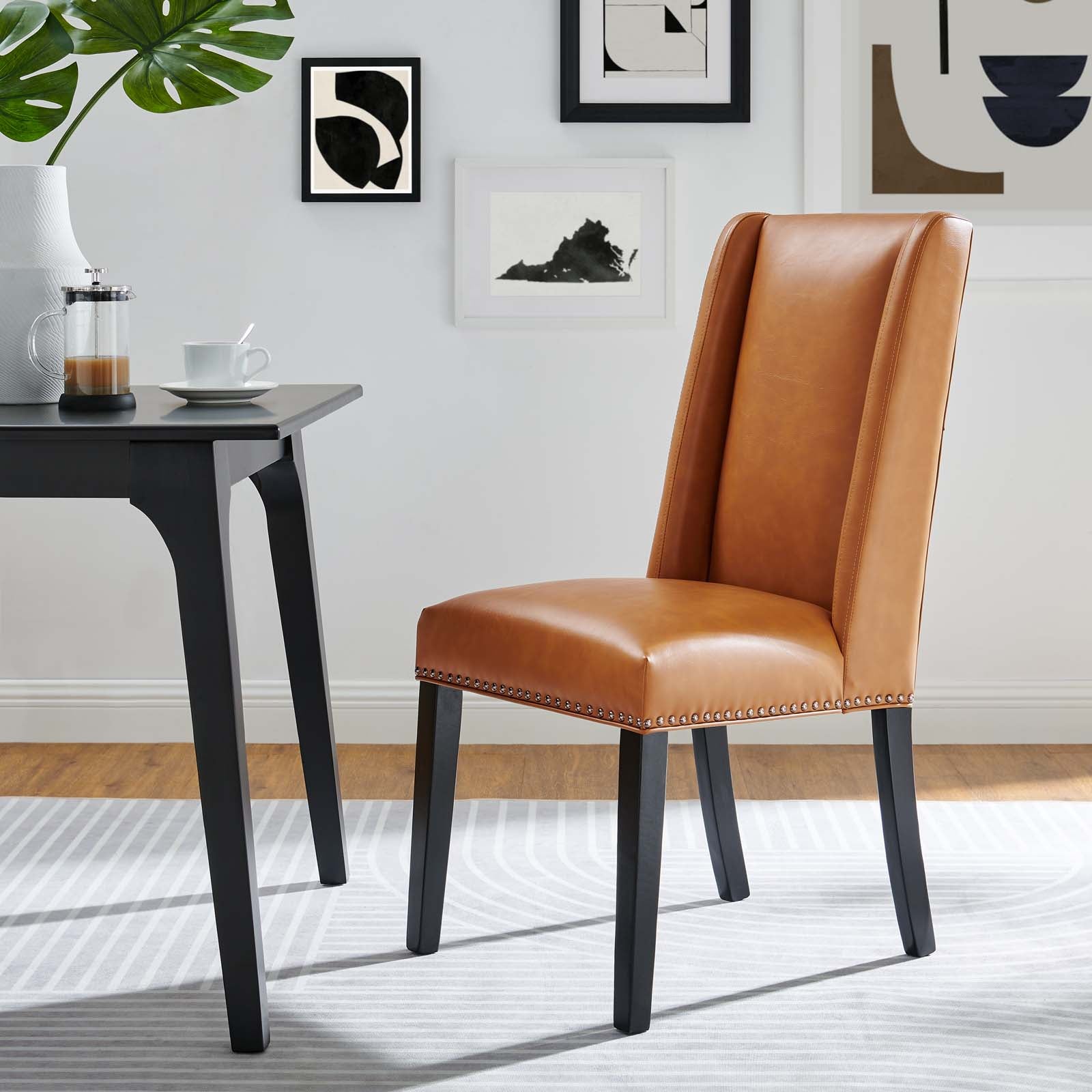 Modway Baron Vinyl Dining Chair | Dining Chairs | Modishstore-25