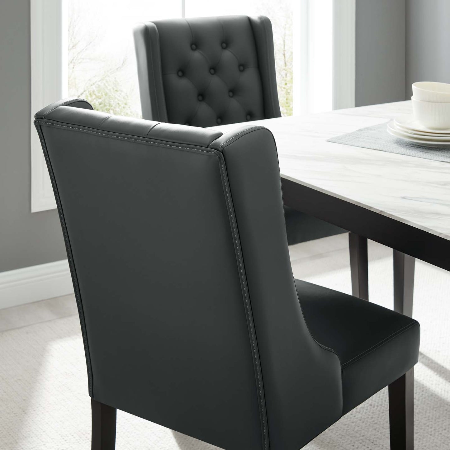 Modway Baronet Vinyl Dining Chair | Dining Chairs | Modishstore-17
